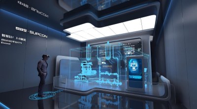 现代科技展厅3D模型下载